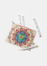 Load image into Gallery viewer, AOA Canvas Pouch - Mermaid Sketch