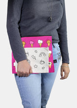Load image into Gallery viewer, a2o Large Canvas Pouch - Ice Cream Cones