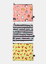 Load image into Gallery viewer, a2o Large Canvas Pouch - Cats