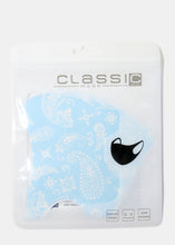 Load image into Gallery viewer, Adult Size Re-Usable Paisley Face Mask
