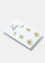Load image into Gallery viewer, 3-Pair Multi Design Earrings
