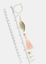 Load image into Gallery viewer, 6-Pair Multi Design Tassel Earrings Set
