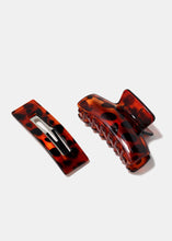 Load image into Gallery viewer, 2-Piece Jaw &amp; Snap Hair Clips
