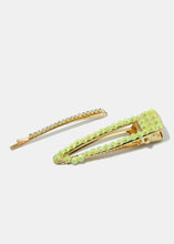 Load image into Gallery viewer, 2-Piece Gemstone Hair Pins

