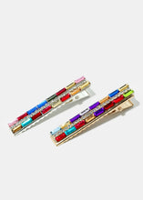 Load image into Gallery viewer, 4-Piece Gemstone Studded Hair Pins
