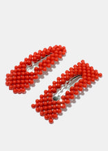 Load image into Gallery viewer, 2-Piece Open Beaded Hair Pins
