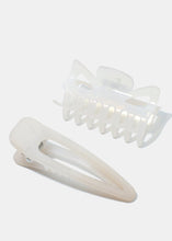 Load image into Gallery viewer, 2-Piece Jaw Hair Clip &amp; Hair Pin
