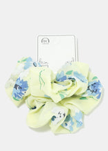 Load image into Gallery viewer, 2-Piece Flower Print Scrunchies
