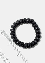 Load image into Gallery viewer, 6-Piece Black Spiral Hair Ties

